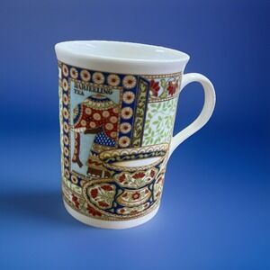 Vintage Crown Trent China Limited Darjeeling‎ Tea Fine Bone China Mug England